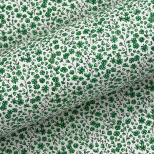 Wrapping Paper Small Floral Emerald