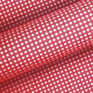 Wrapping paper Gingham Red