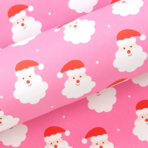 Wrapping-Paper-Santa-Pink