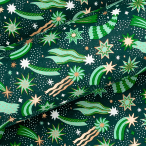 Christmas Wrapping Paper Cosmic Evergreen